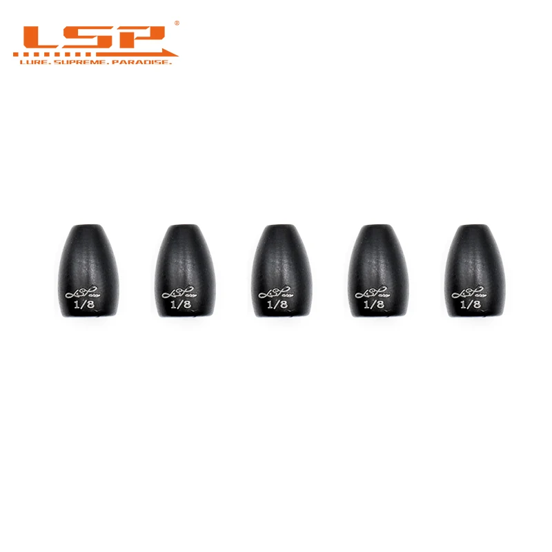 LSP LURE.SUPREME.PARADISE. LSP Texas Rig Sinker 1/16–1 Oz Bullet Bass Angelgewicht 1,8–28 g Köderzubehör Angelwaren zum Winterangeln 3