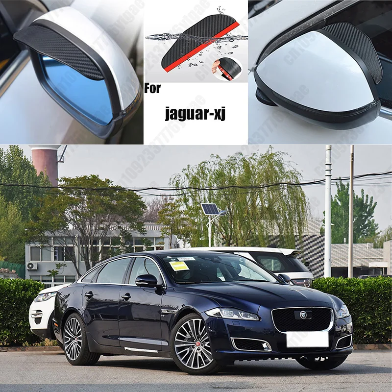

For jaguar-xj Car Rearview Mirror Rain Eyebrow Fiber Auto Rain Shield Rainscreen Reflector Rain Shield