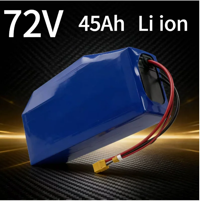 

Треугольный литий-ионный аккумулятор 72 В, 45 Ач, предназначенный для электрических скутеров и горных велосипедов мощностью 5000 Вт/6000 Вт, защита 20S BMS | 10A Fas