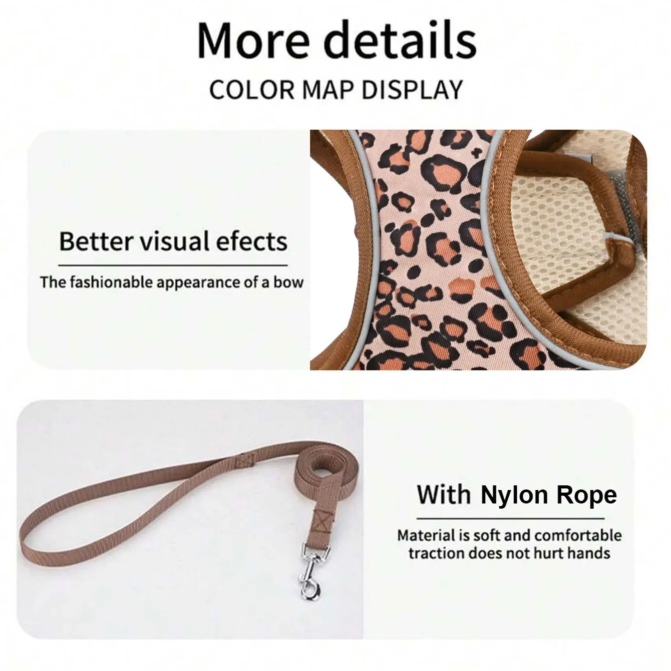 Leopard Pet Harness 2
