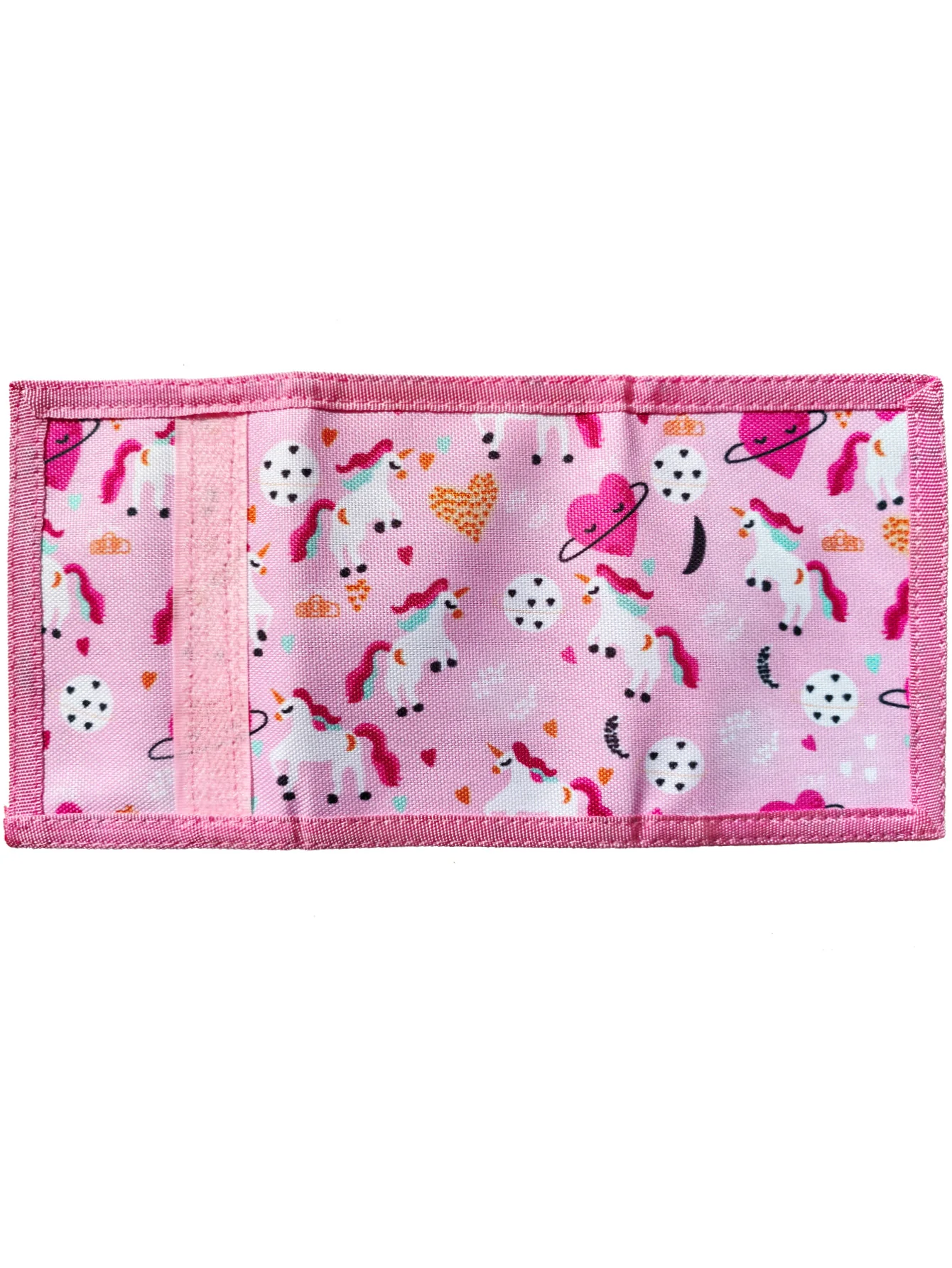1PC Unicorn Trifold Wallet for Girls, Wallet for Little Young Girls Cute Small Toddler Wallet with Lanyard Christmas Gift