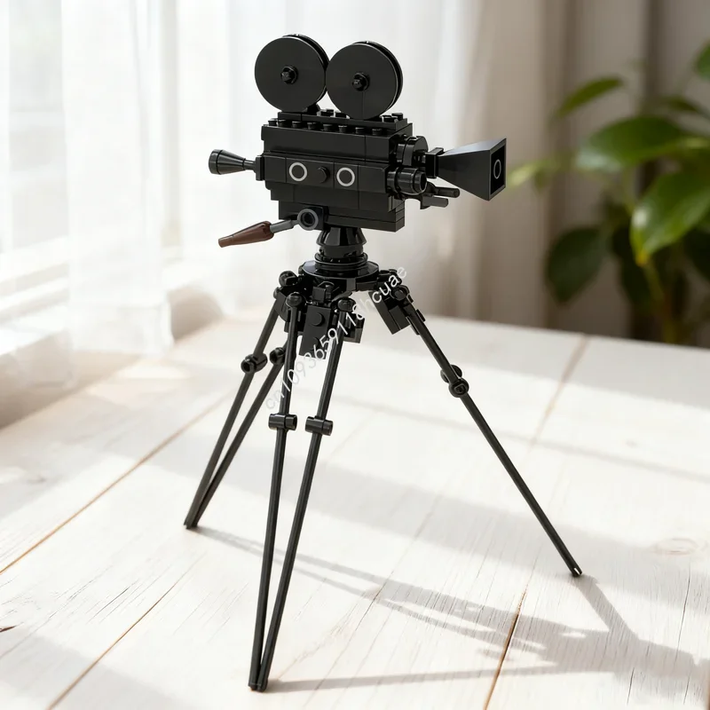 

94pcs MOC Old Fashioned Movie Camera Model Building Blocks Christmas Gifts Architecture Toy Assemble DIY Creative Idea Birthday