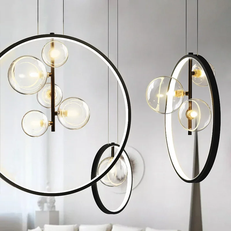 Magic Bean Lamp Modern Glass Design Home Lighting for Restaurant Bar Living Room Study High Quality Bubble Pendant Light