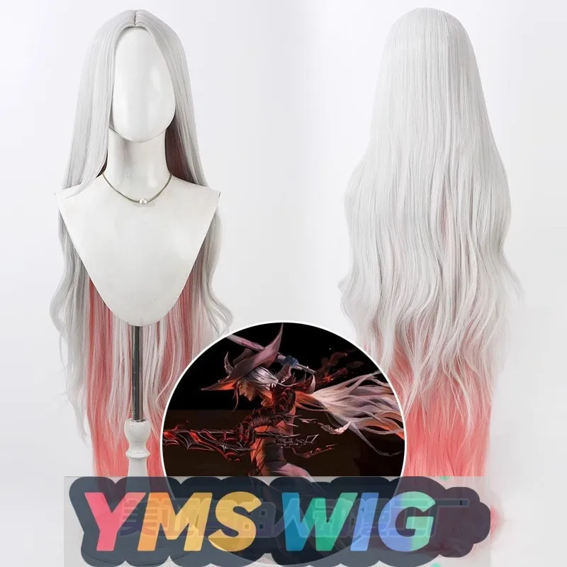 

[ YMS WIG ]High Noon Yone Cosplay Wig New Skin Seraphim Alliance Silver-White Gradient