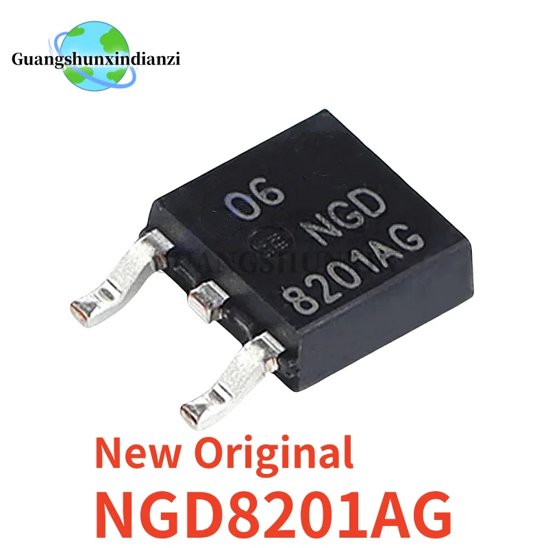 10-50-100PCS  New Original NGD8201AG NGD 8201AG TO-252 Ignition coil drive transistor chip