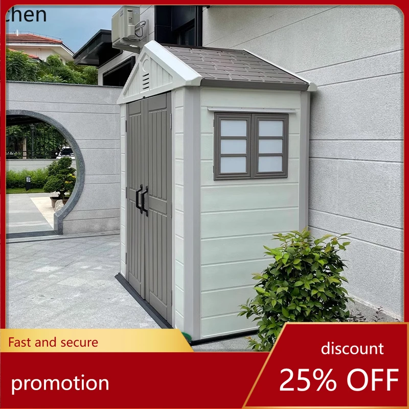 

HT Garden Roof Rooftop Temporary Movable Utility Room Outdoor Storage House