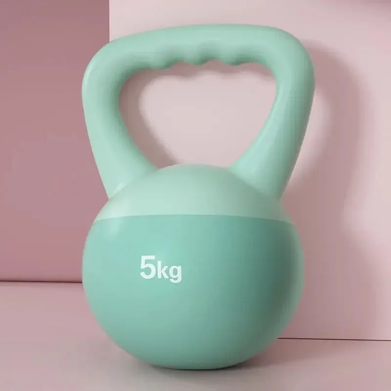 Weight Lifting Training Eco-Friendly Colored Strength Training Kettlebells Bodybuilding PVC Soft Kettlebell