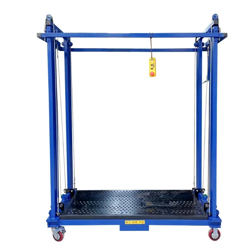 Electric Scaffolding Portable Load Bearing 500kg Multiple Models Foldable Scaffolding Lift Scaffold Platforms