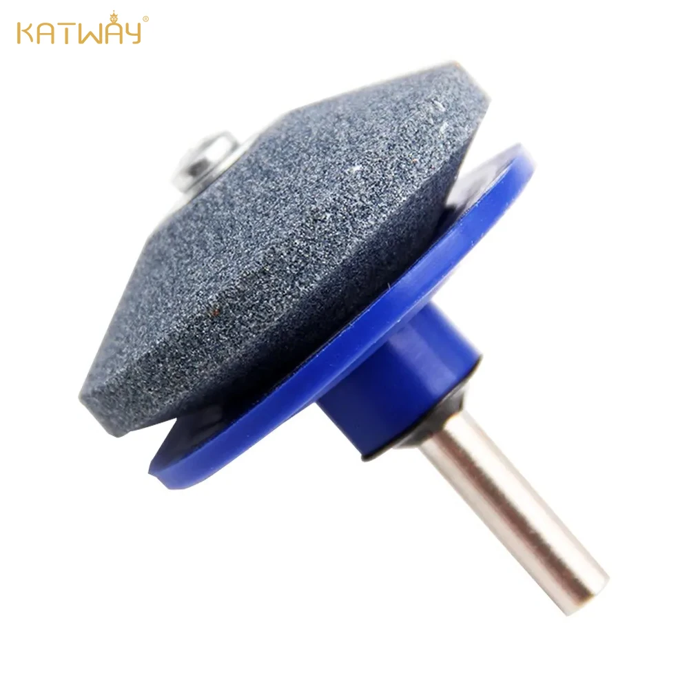 KATWAY Grinding Stone Electric Knife Sharpener, Wind Power Mower Wear Resistant Knife Sharpener Grinding Head Tool HH-AA122