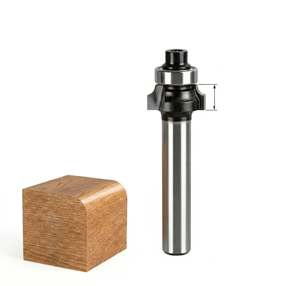 For Furongjincheng Woodworking Round Over Milling Cutter Router Bit Trimmer Wood Edge Shaping Precise Carpentry Tool