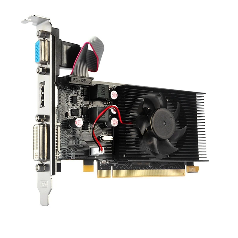 

HD7450 Graphics Card 64Bit 2GB GDDR3 PCI-E 2.0 X16 -Compatible VGA DVI-I Video Card For AMD Radeon HD 7450 2G 64 Bit