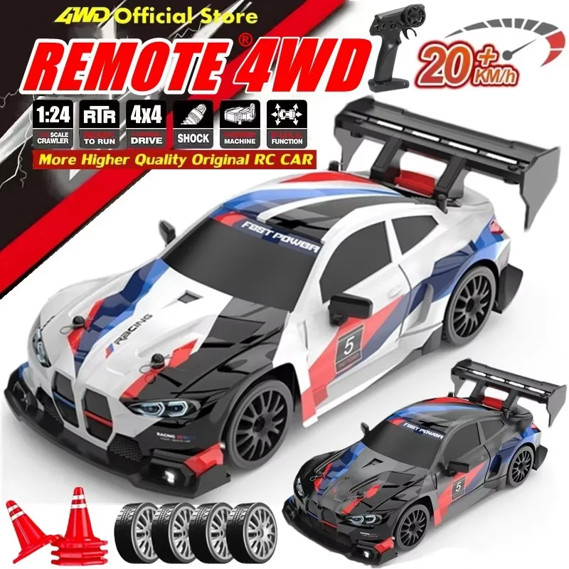 

4WD Remote Control Competition Car RC Drift Racing 1:24 High Speed 4X4 Race Vehicle AE86 Model Toy for Adults Boys Kids Gifts