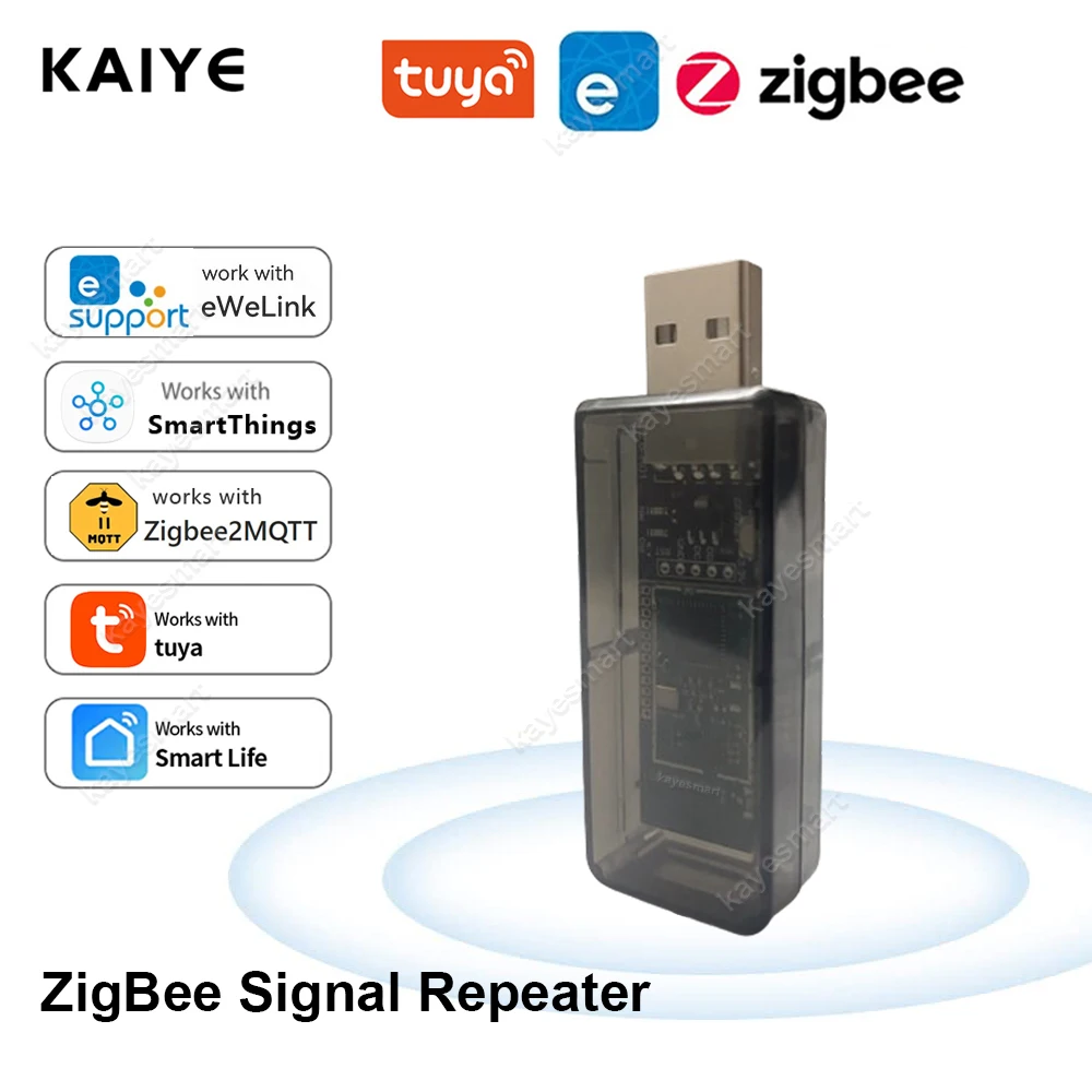 

Усилитель сигнала для eWeLink ZigBee 3,0 USB, повторитель сигнала для Tuya Smart Life Home Assistant ZigBee2MQTT SmartThings