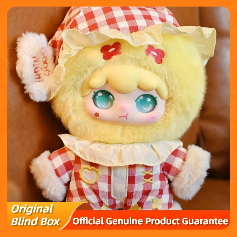 

Genuine Kimipapa Pajamas Series 400% Blind Box Lovely Vinyl Plush Big Figure Doll Room Decoration Ornaments Toys Christmas Gifts