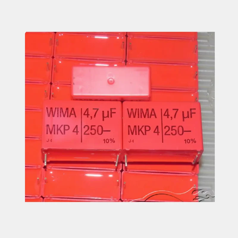 The Original German WIMA MKP4 4.7UF 250V Copper-Pin Stepless Frequency Division Film Capacitor Has a Volume of 41.5*17*29mm