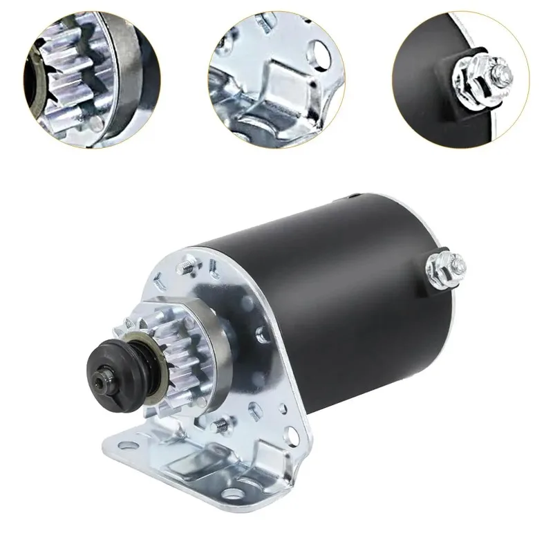 Easy to install lawn parts maintenance Stratton 593934 electric starter motor lawn mower starter motor spare yard component