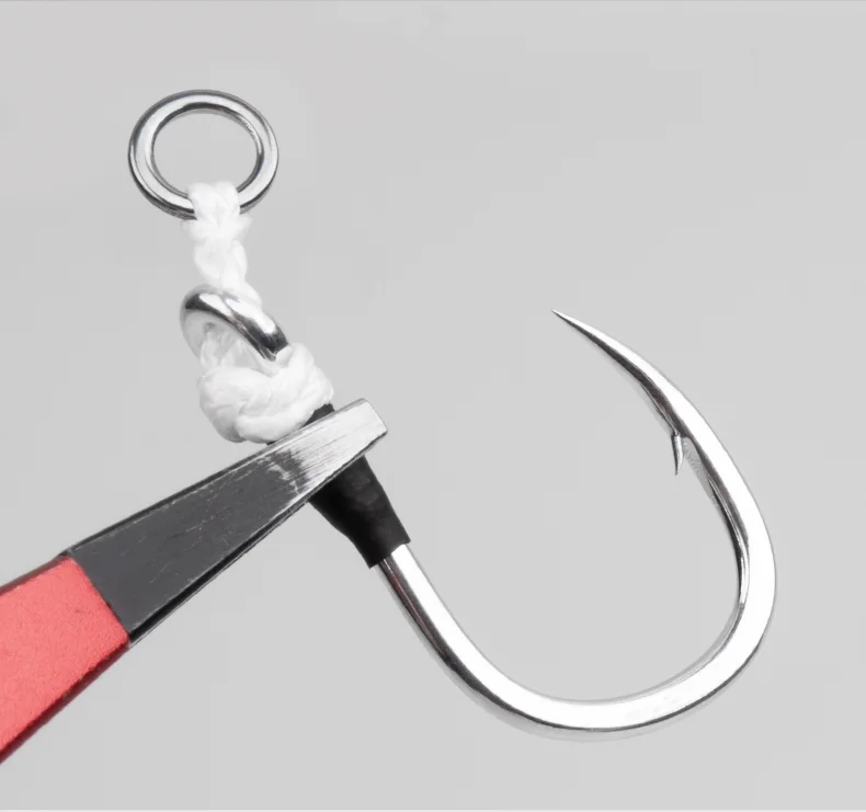 OBSESSION HK048 2 Stück/Beutel Verstärkte Slow-Jigging-Einzelhaken aus Hochkarbon-Stahl 1/0-7/0 Salzwasser-Metall-Jig-Assist-Haken – Detail 10