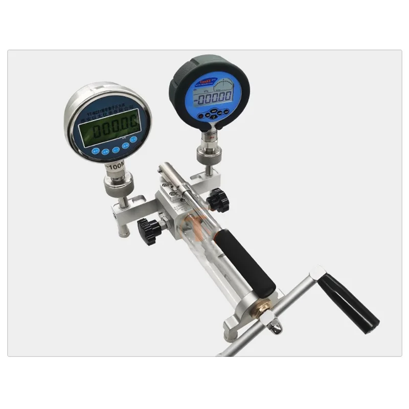 Portable pressure source manual calibration table pressure gauge calibration device pressure test hydraulic source handheld pres