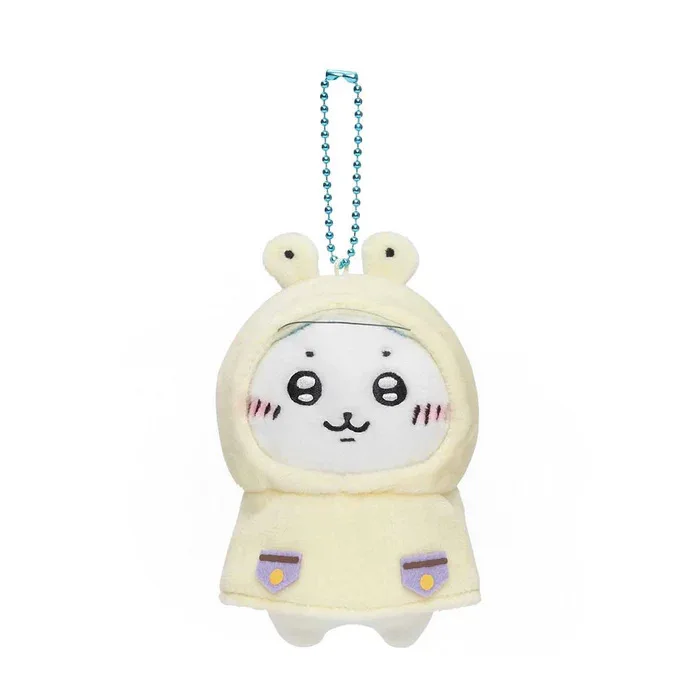 Chiikawa Japanese Cute Raincoat Series Pendant Usagi Hachiware Cute Cartoon Backpack Pendant Gift Plush Toy Girl Birthday Gift