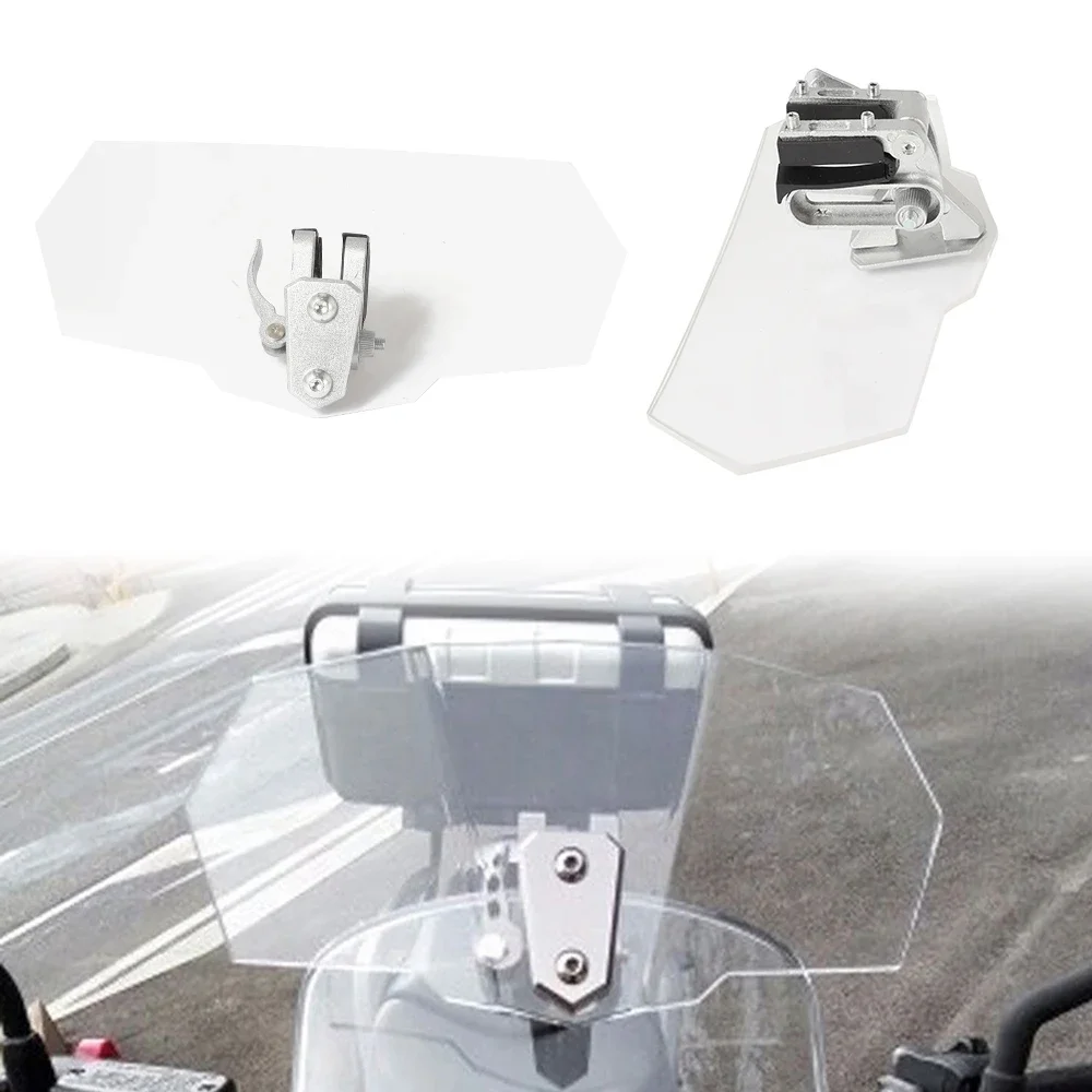 Moto universale regolabile modificato parabrezza rialzato parabrezza installato Moto parabrezza estensione deflettori del vento