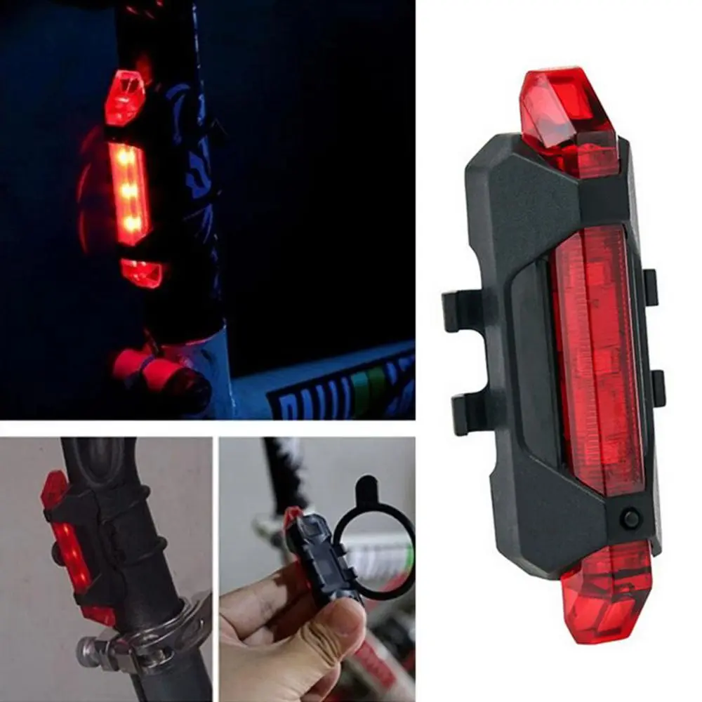 Bicycle Lamp MTB Bicycle Bicycle Front Rear Light USB Charge Bike Lights Bike Rear Taillight Taillight Lights Bicycle Lights