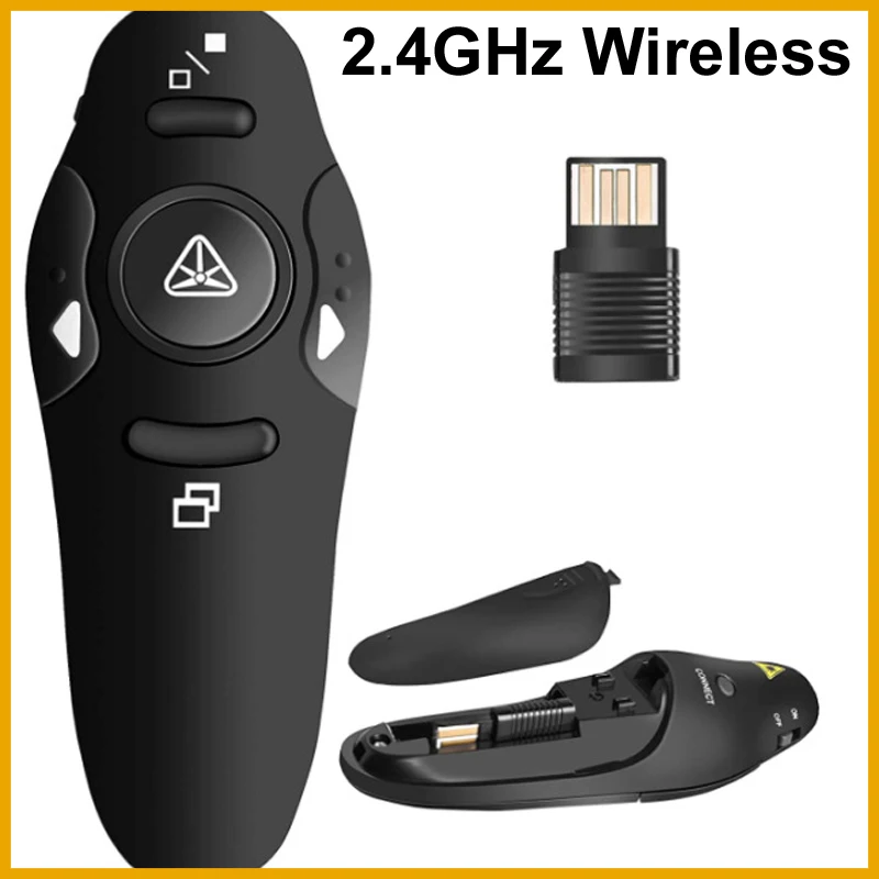 2.4GHz Wireless Presenter Presentation Remote Control Powerpoint Presentation PPT Flip PPT Slides Pointing Pen For Projector