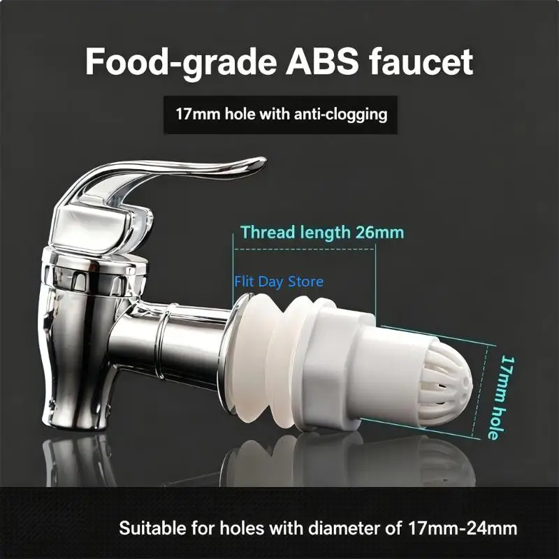 F92C Complete Set Of 2 High Flows Liquid Dispensing Nozzles For Parties And Outdoors