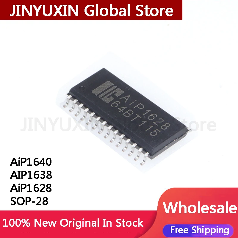 MXY 20Pcs AiP1640 AIP1638 AiP1628 SOP-28 IC Chip In Stock Wholesale