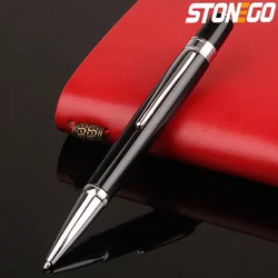 STONEGO-Mini bolígrafo giratorio de Metal, regalo publicitario para negocios, bolígrafo de aceite medio