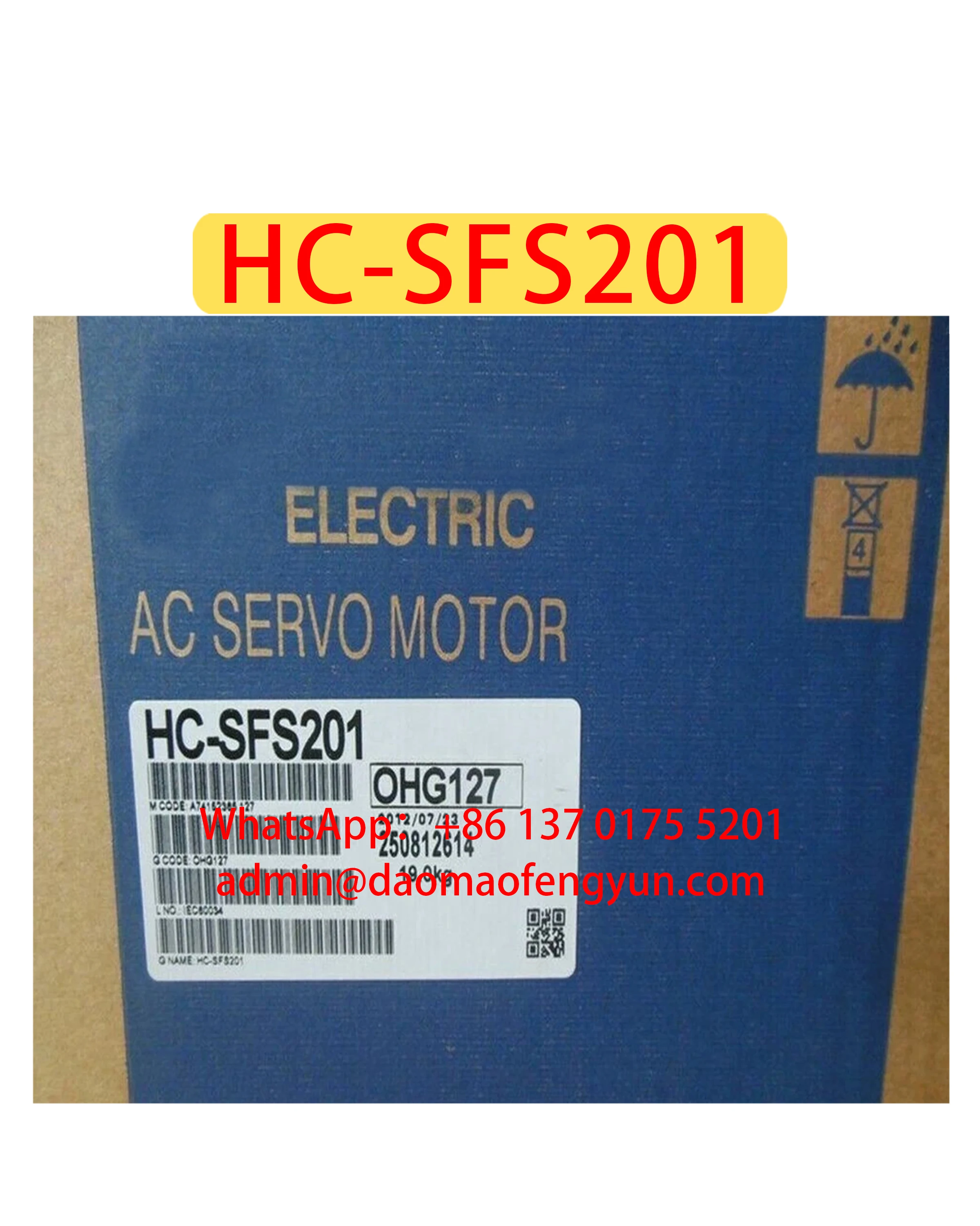 

HC-SFS201 Совершенно новый серводвигатель, оригинальный, быстрая доставка