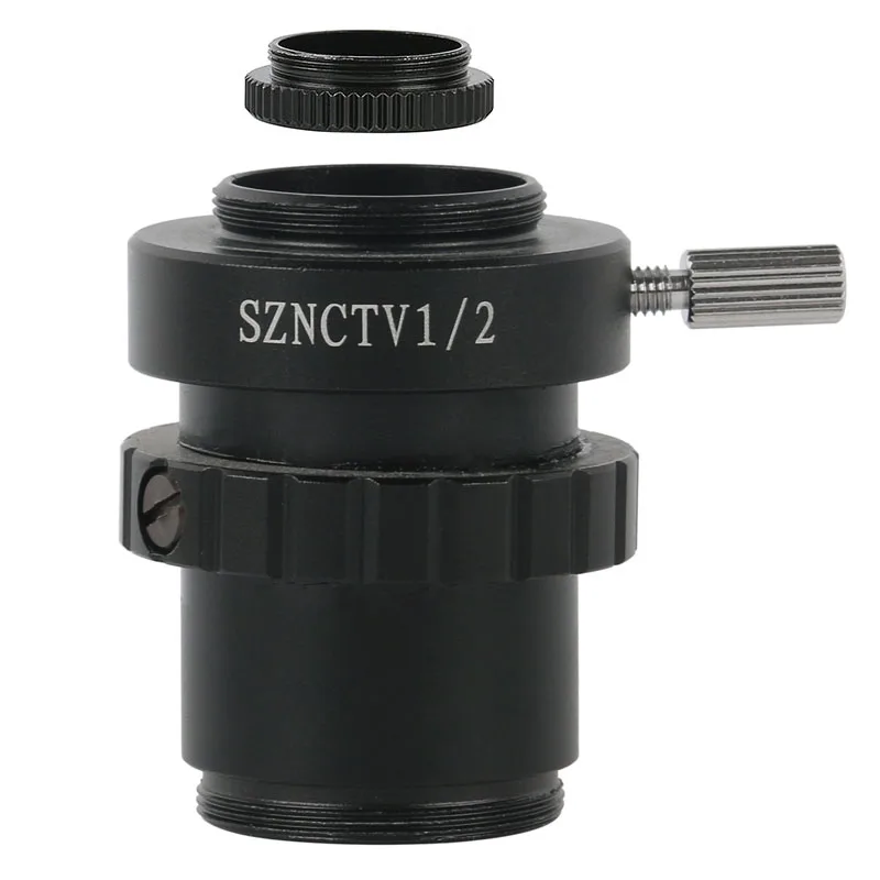 SZN CTV 1/2  Adapter 0.3X C mount Lens + 25MM C CS Simul Focal Ring For Stereo Trinocular Microscope