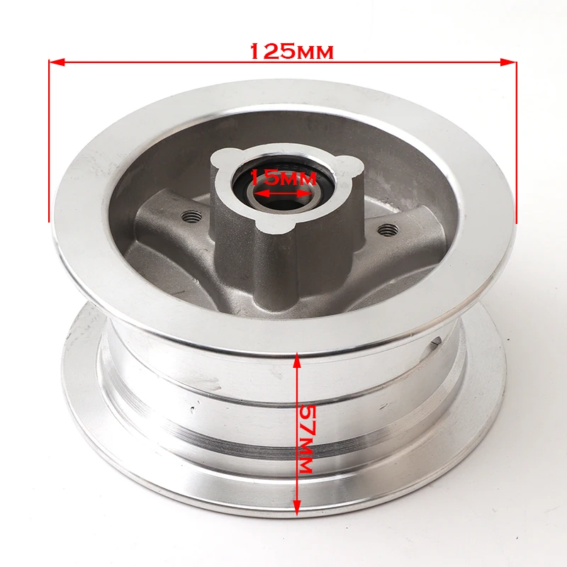 4.10/3.50-4 4.00-4 3.00-4 Aluminum Alloy Wheel Rims Hub for MIni Motorcycle Electric Scooter Gas Scooter ATV