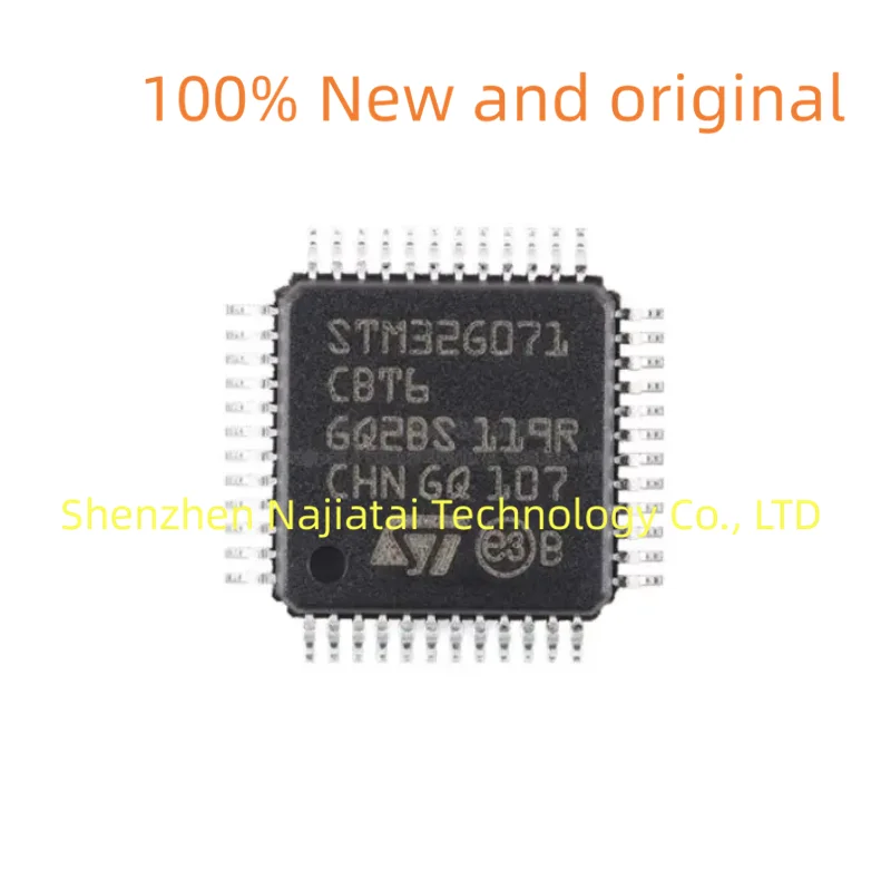 

5 шт./лот, 100% новый оригинальный чип STM32G071C8U6TR STM32G071C8U6 STM32G071 UFQFPN-48