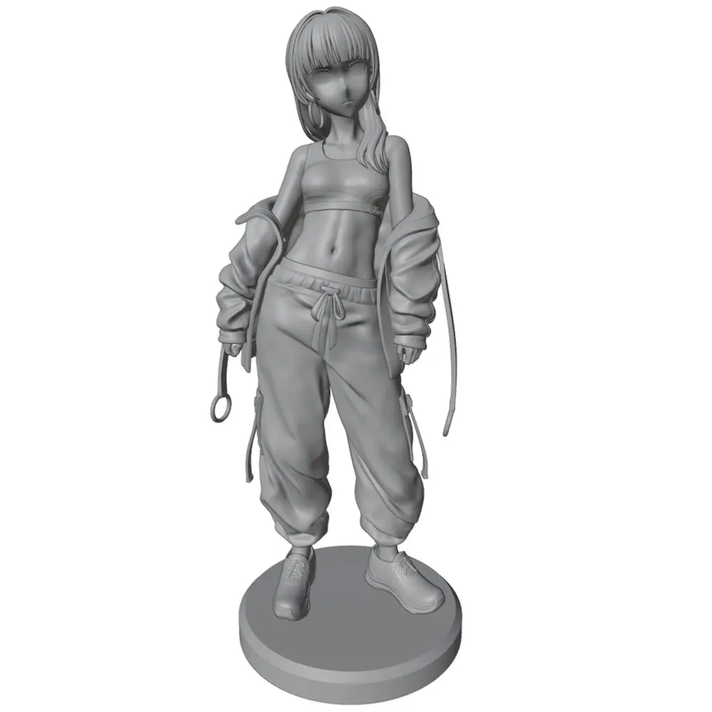 1/24 75mm Sexy Girl Resin Model Kits GK Miniature 3D Printed Gray Model Figurine DIY Doll Model Unassembled And Unpainted