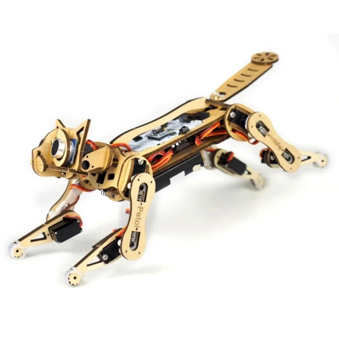 Cutest Open Source Robotic Kitten Stem Bionic Quadruped Customizable Open Source DIY Stem Exclusive Toy Set