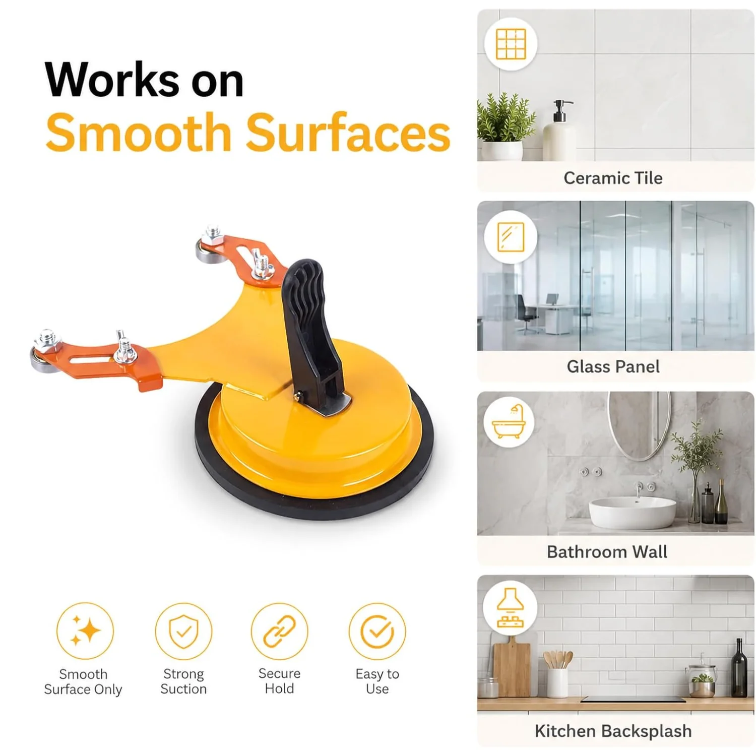 手動ドリルアライメント治具。滑らかなパネルの穴を固定し、吸盤 - Woodworking Kitchen Projects のレビューと価格
