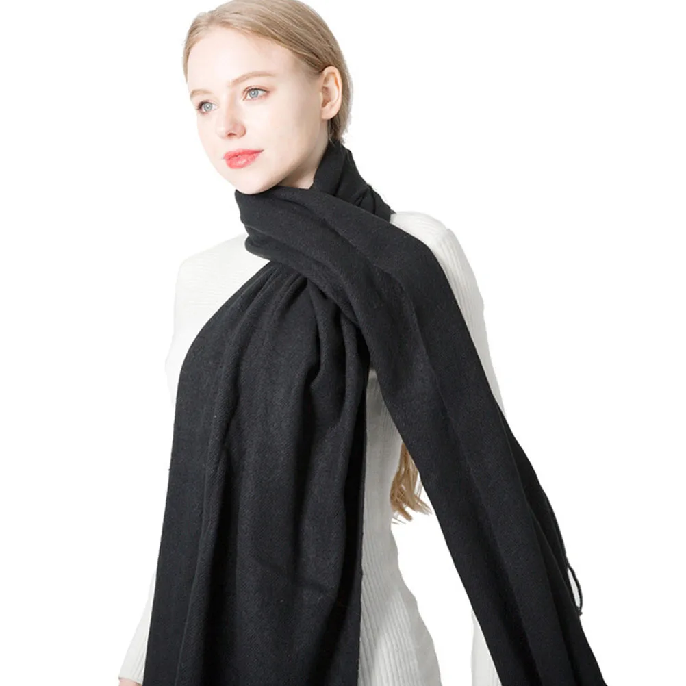 

1pcs Women Wrap Poncho Stylish Warmth Open Front Winter Scarf Warm Keeping Shawl For Women Soft Lightweight Windproof Large Long