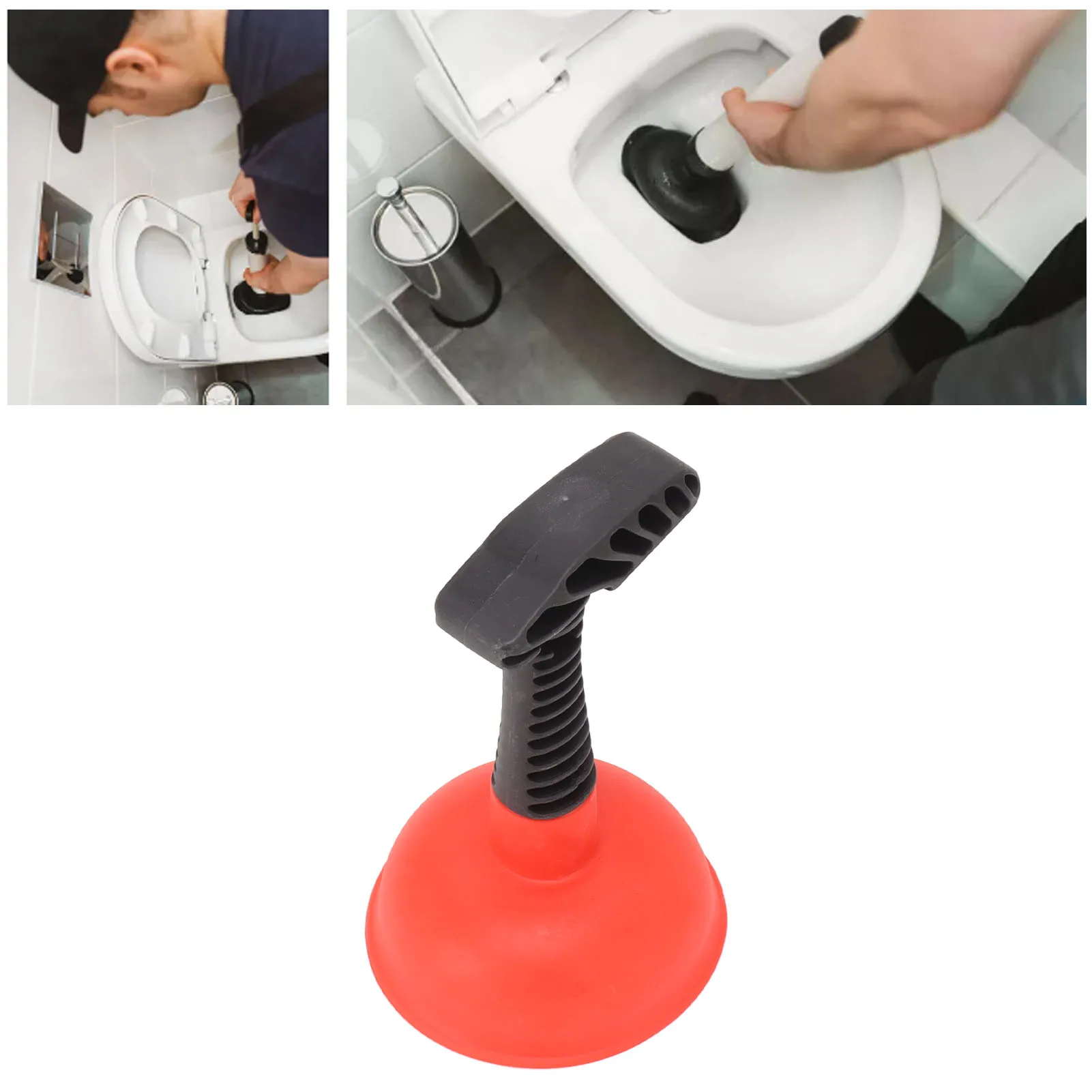 Mini Plunger Powerful Slip Proof Handle Efficient Small Drain Plunger For Toilet Bathtub Sink