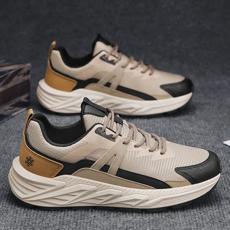 ​ Męskie buty retro sznurowane 2025 – Unikalna, masywna podeszwa z podwyższeniem, oddychające i wygodne, trwałe i antypoślizgowe, modne i uniwersalne.