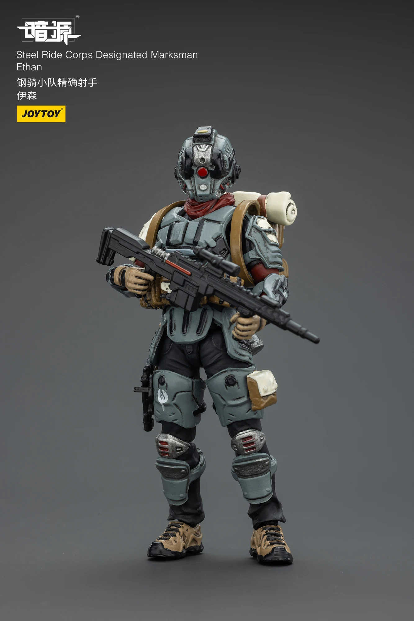 

JOYTOY Dark Source Steel Ride Corps Designated Marksman Ethan Action Figures Doll Collection Decoration Gift Original Model