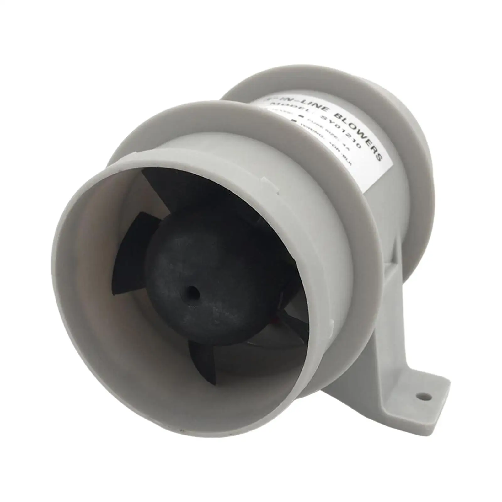 

3 Inch Marine Bilge Blower Water Resistant Quiet Inline Air Flow Vent Motor ABS for Cabin and Deck Use