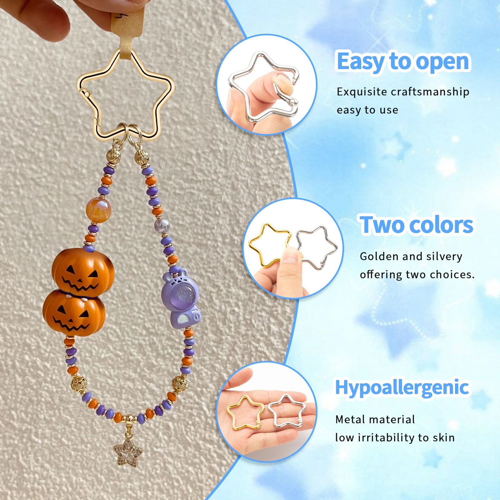 Round Keychain Swivel Rings for DIY Accessories