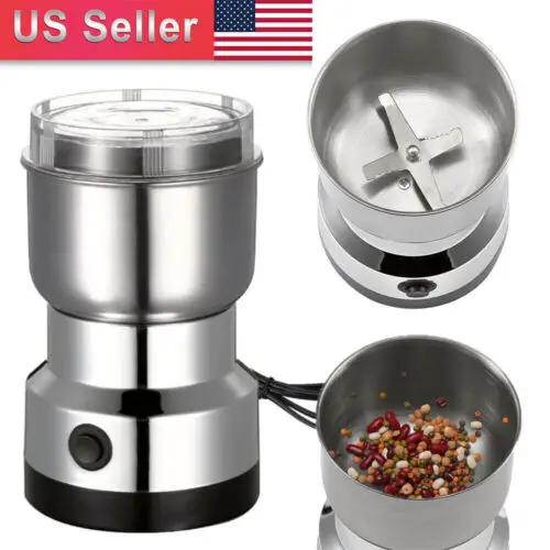 

Electric Coffee Bean Grinder Nut Seed Herb Grind Spice Crusher Mill Blender NEW