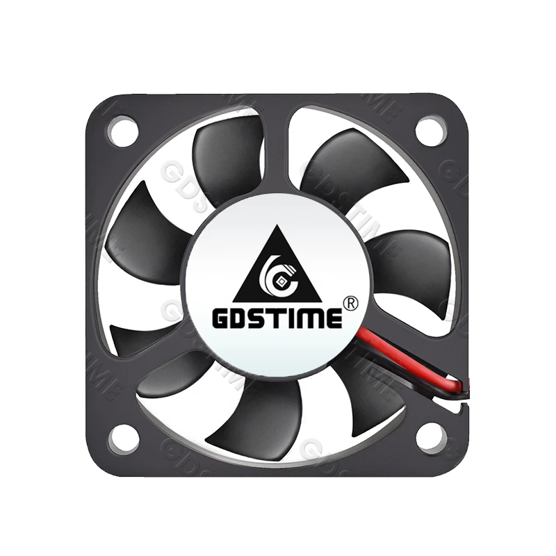 GDSTIME 5010 Fan 50MM DC 5V 12V 24V 3D Printer Cooler Dual Ball/Sleeve Mini Cooling Fan USB Axial Fan 50x50x10mm PC Case Fan
