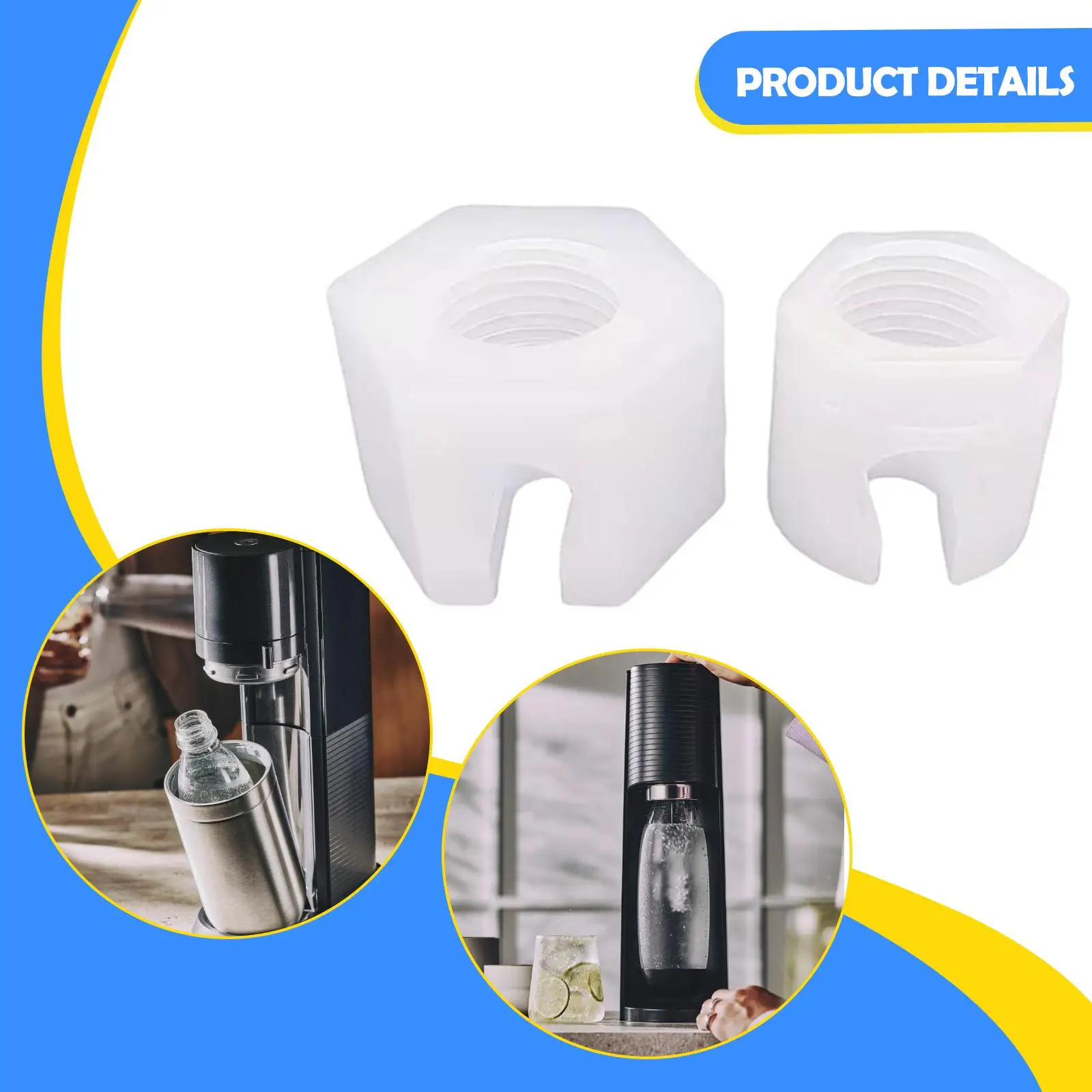 Máquina de refrigerante substituição porcas mangueira conexão atualização manutenção eletrodomésticos prático resistente reparação peças reposição