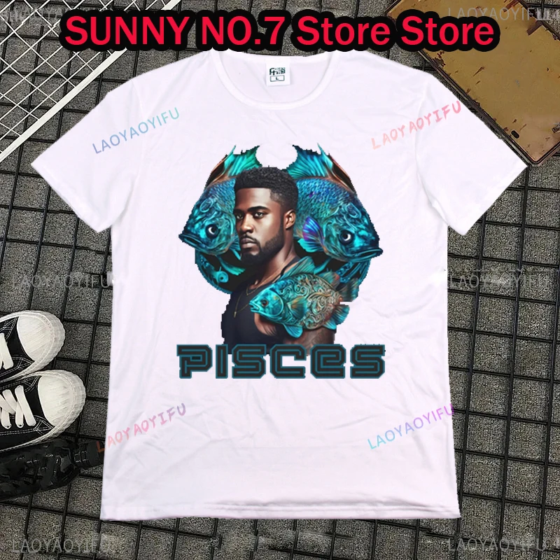 Pisces Fashion Harajuku Men's T-shirt