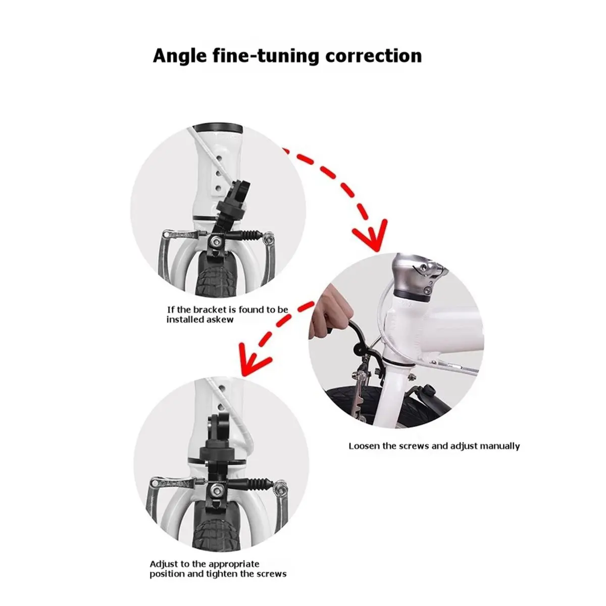 POPULAR-Adjustable Bike Front Light Holder Bike Fork Mount Stand for CBL1600 Sport Camera Bicycle Accessories