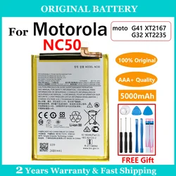 New 100% Original 5000mAh NC50 Battery For Moto Motorola MOTO G41 XT2167 G32 XT2235 Replacement Batteries Rechargeable Battery