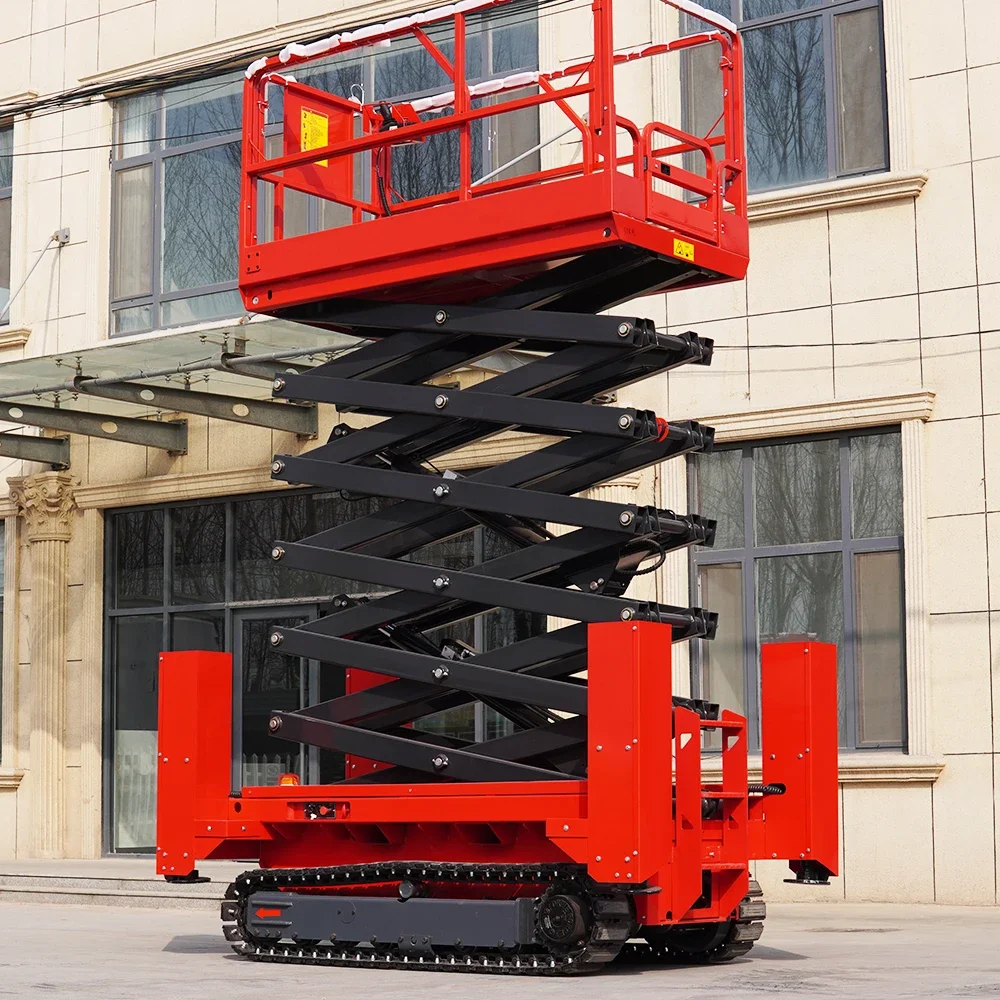 6m 8m 10m 12m 14m 16m automatic Skylift Mobile Lifter Scaffolding Hydraulic scissor lift tables platform for aerial work