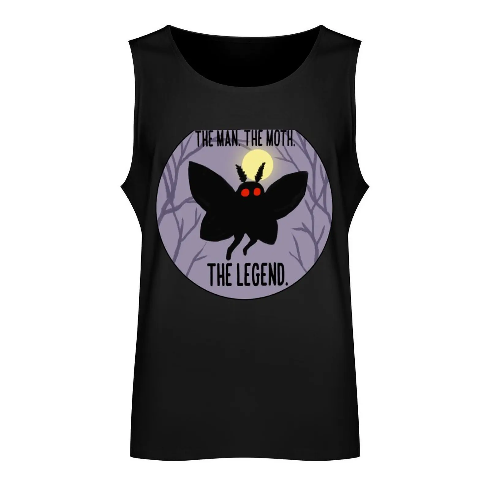 The Man, The Moth, The Legend Tank Top gym clothes men T-shirt men summer Men's tops Men's summer t-shirt